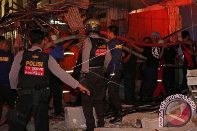 Ruko tempat ledakan gas elpiji tidak berizin