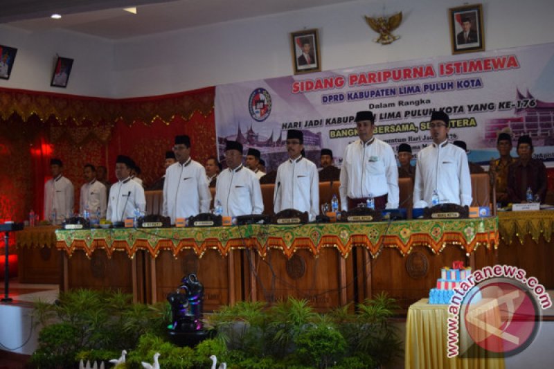 Paripurna Istimewa DPRD-HUT Limapuluh Kota