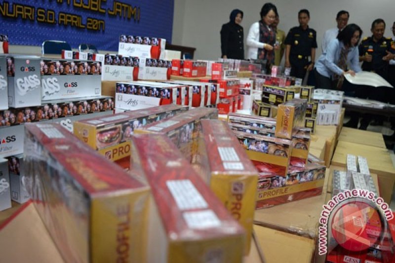 Polres OKU sita ribuan bungkus rokok palsu termasuk merek Trump