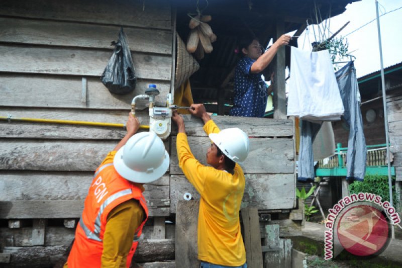 SP2J bangun jaringan gas di Gandus2019