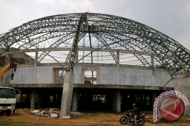 Masyarakat Desa Swadaya Bangun Gedung Serba Guna