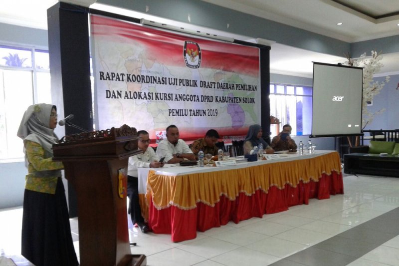 Ini Dua Alternatif Dapil Pemilu Untuk Kabupaten Solok