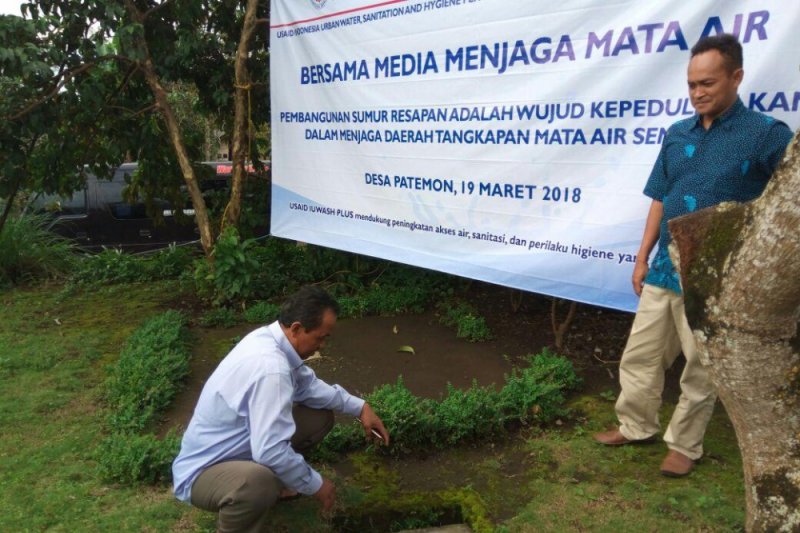 Desa Patemon Berlimpah Air Berkat Sumur Resapan