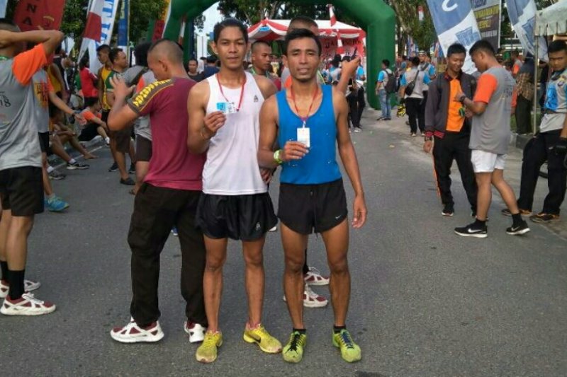 Ini dia, dua pelari Kotim yang juara di HUT Polda Kalteng
