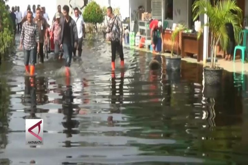 Seluruh area lapas Pekalongan terendam