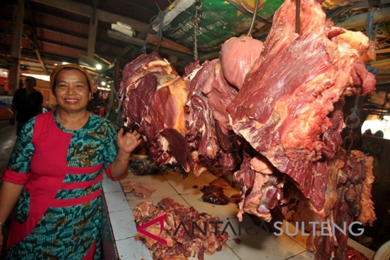 Harga daging di Palu sudah kembali normal