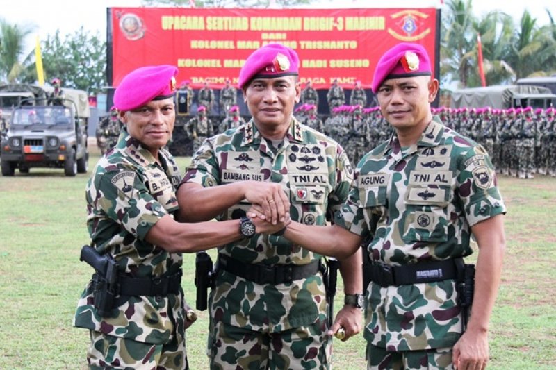 Sertijab Komandan Brigif-3 Marinir