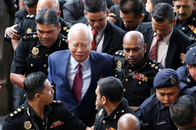 Najib Razak disidang di Mahkamah Kuala Lumpur