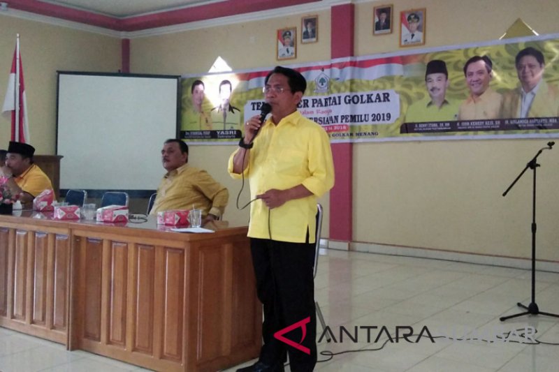 Ini target kursi DPR RI Golkar di daerah pemilihan Sumbar II