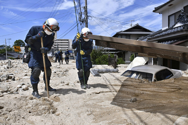 Hujan deras, Jepang keluarkan peringatan risiko tertinggi di Hiroshima