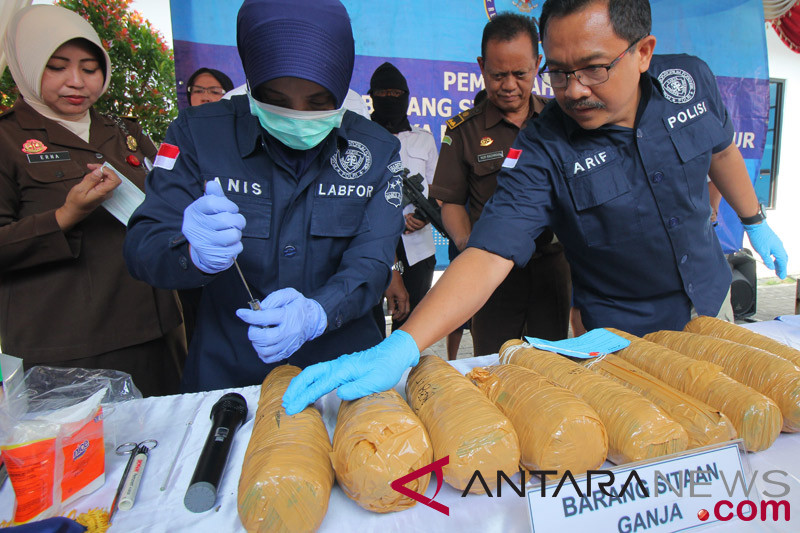 Pemusnahan barang bukti narkotika