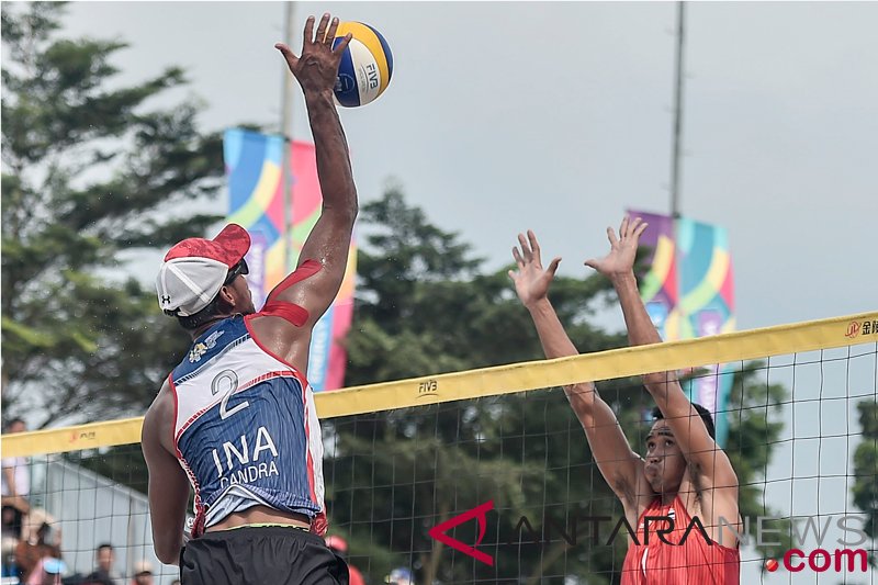 Voli Pantai Pria Babak 16 Besar Indonesia Vs Thailand - Antara News