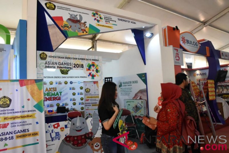 Booth #AksiHematEnergi hadir di Palembang Meriahkan Asian Games 2018