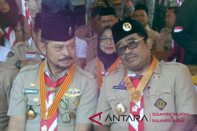 Penjabat Gubernur Sulsel dorong "rebranding" gerakan Pramuka