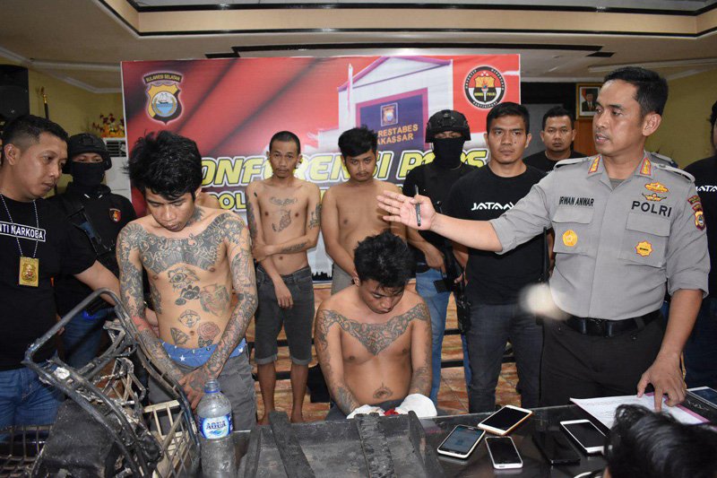 Polrestabes Makassar gelar rekonstruksi pembakaran rumah