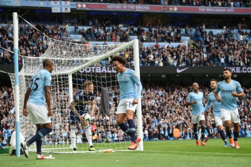 Manchester City menang telak atas Fulham