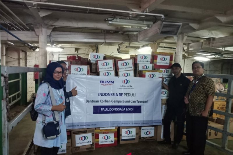 Peduli korban gempa-tsunami Sulteng, Indonesia Re kirim bantuan senilai Rp50 juta