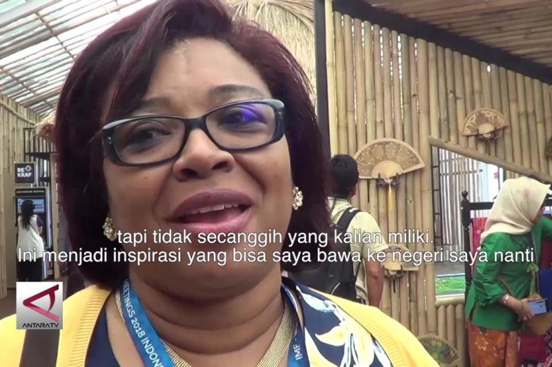 Pimpinan IMF kunjungi Pavilion Indonesia