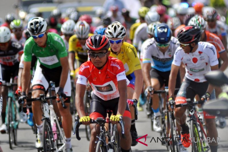 Jalan Etape VII Tour de Singkarak masih berbahaya untuk pebalap