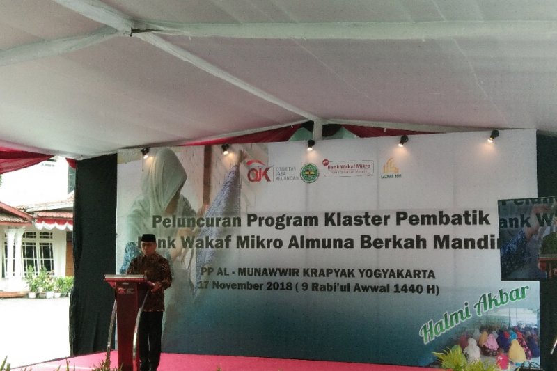 OJK mendirikan 40 Bank Wakaf Mikro