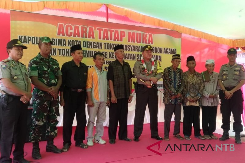 Kapolres Bima Kota perkuat benteng kamtibmas dengan silaturahmi