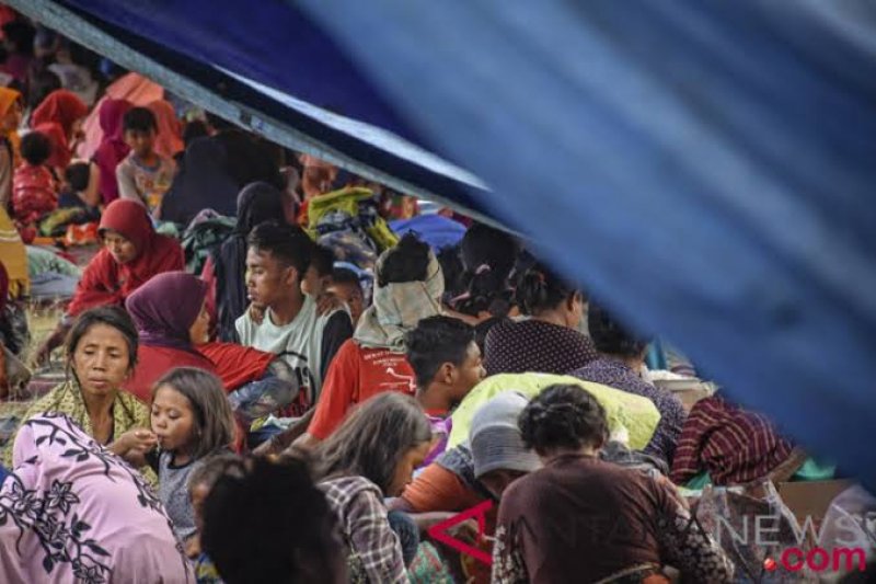 Korban gempa Lombok tunggu bantuan pemerintah