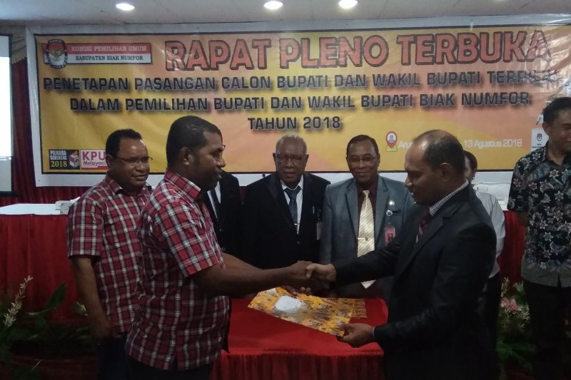 Wakil Bupati Biak Numfor terpilih meninggal dunia