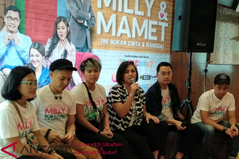 Bintang "Milly & Mamet" temui fans di Makassar