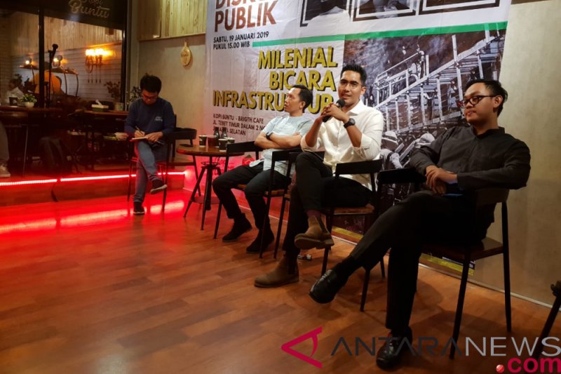 Pembangunan infrastruktur berdampak baik bagi milenial