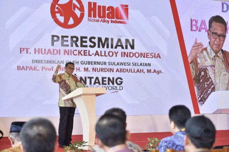 Gubernur: smelter nikel Bantaeng siap produksi 200.000 metrik ton