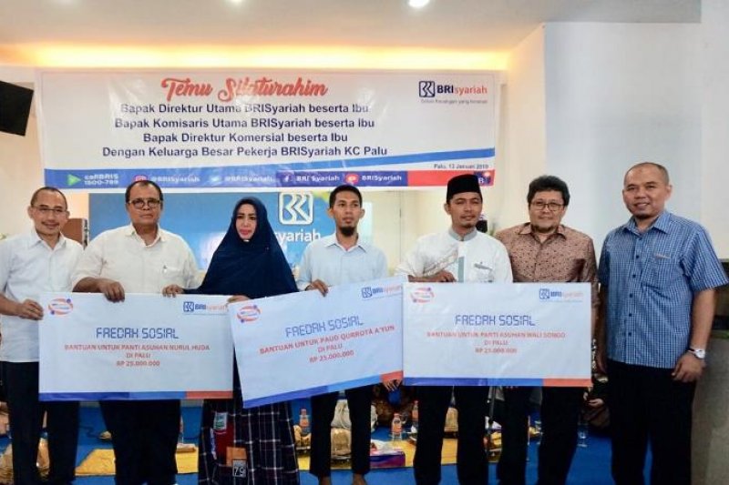 BRI Syariah salurkan bantuan untuk pemulihan gempa Palu