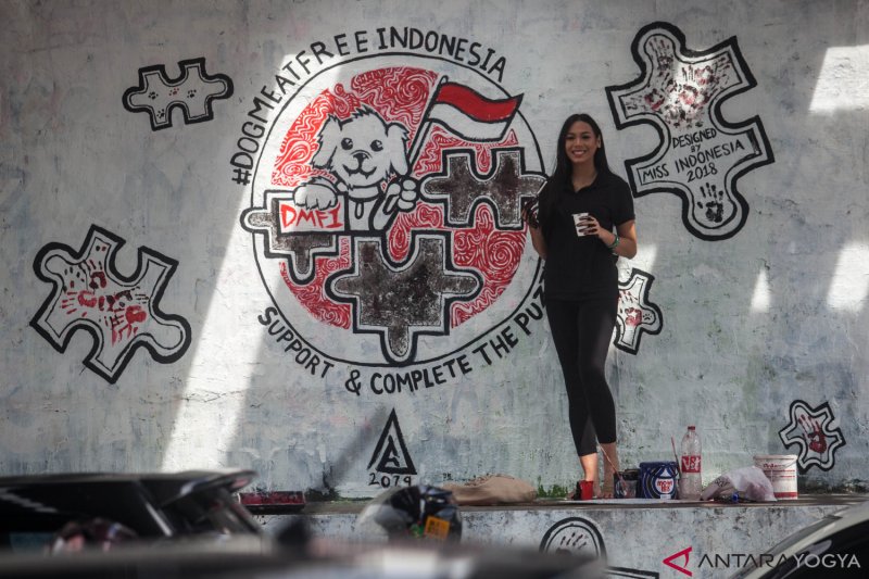 MURAL KARYA MISS INDONESIA 2018