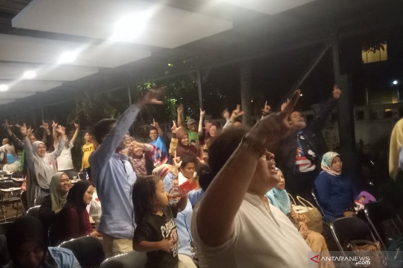 Posko BPN Prabowo-Sandi semarak dengan