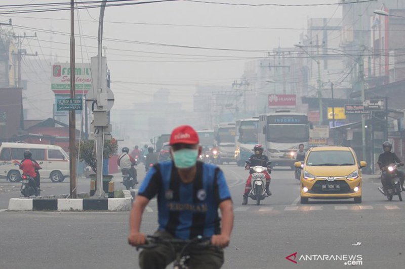 Ribuan Warga Riau Sakit Akibat Terpapar Asap Karhutla