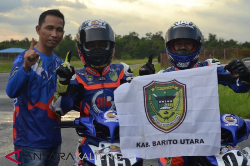Korwil IMI Barito Utara berikan bonus untuk atlet balap motor