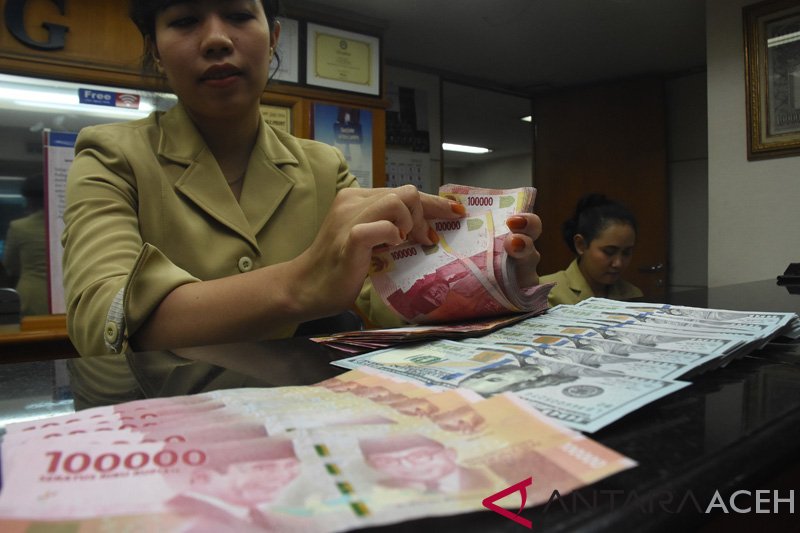 Kurs rupiah Rabu pagi melemah 26 poin
