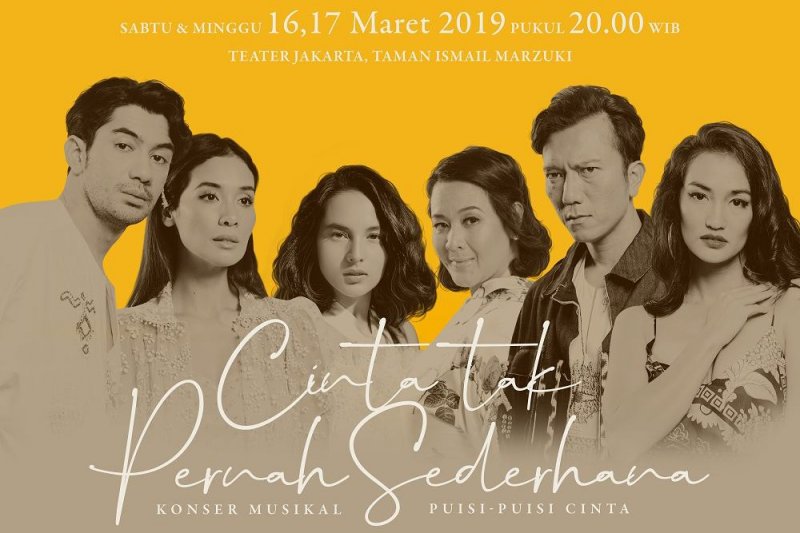Puisi Romantis Penyair Indonesia Di Musikal Cinta Tak Pernah Sederhana Antara News Sumatera Barat