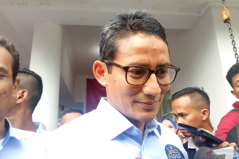 Ucapan terima kasih Sandiaga pada Ma'ruf Amin