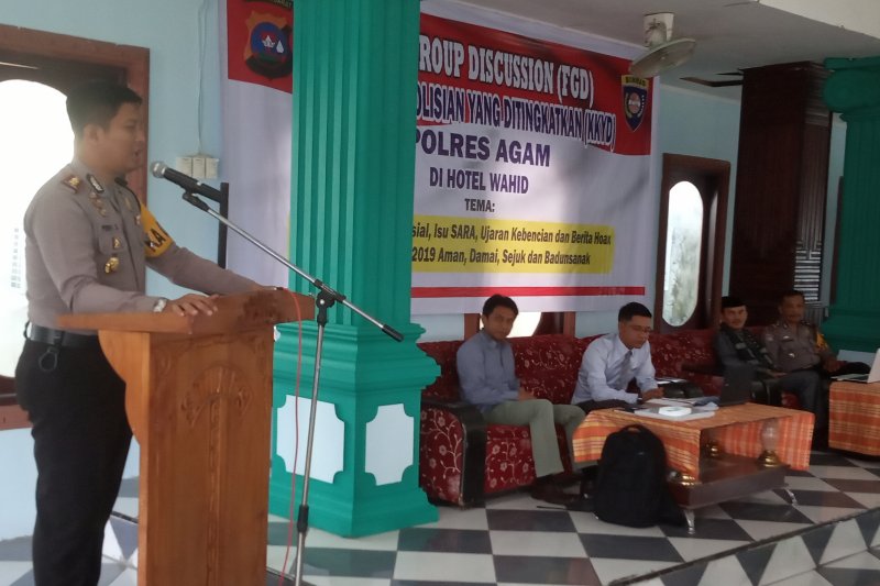 Ini imbauan Kapolres Agam jelang pemilu 17 April 2019