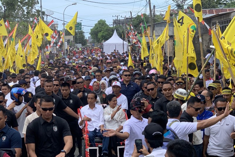 Jokowi: Gunakan hak pilih karena pemilu habiskan triliunan rupiah