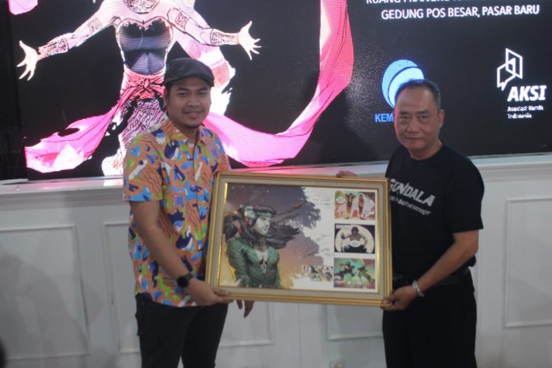 Gundala, Si Buta dari Gua Hantu, jadi gambar prangko.