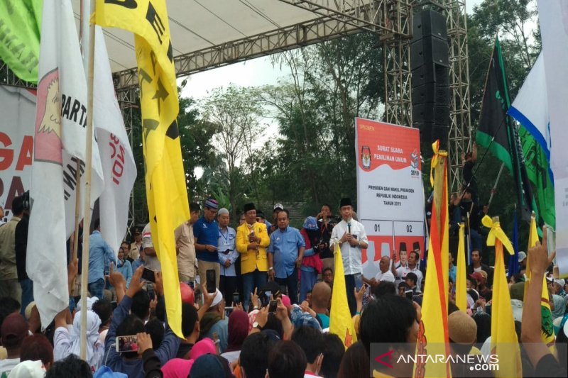 Sandiaga Uno menargetkan perolehan suara dukungan 65 persen di DIY