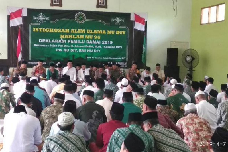 RMI NU DIY mendukung terwujudnya pemilu damai