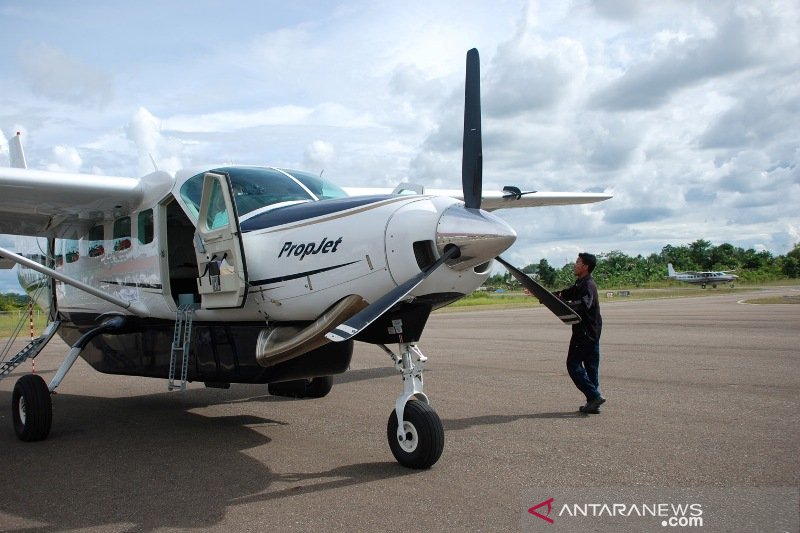 Susi Air kembali terbangi Muara Teweh - Palangka Raya 15 April