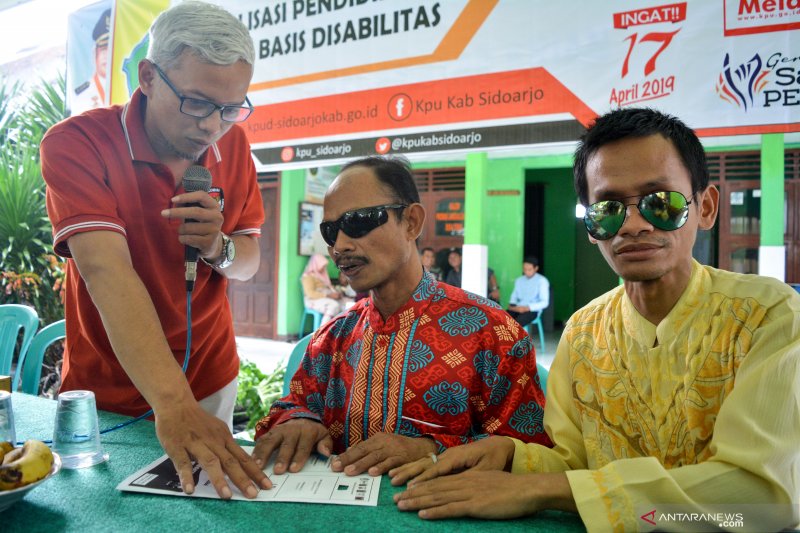Sosialisasi bagi pemilih penyandang disabilitas