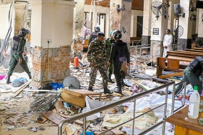 Korban jiwa ledakan bom di Sri Lanka capai 207