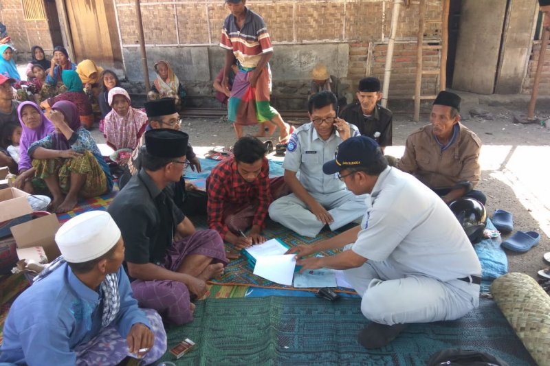 Jasa Raharja NTB menyerahkan santunan korban kecelakaan maut