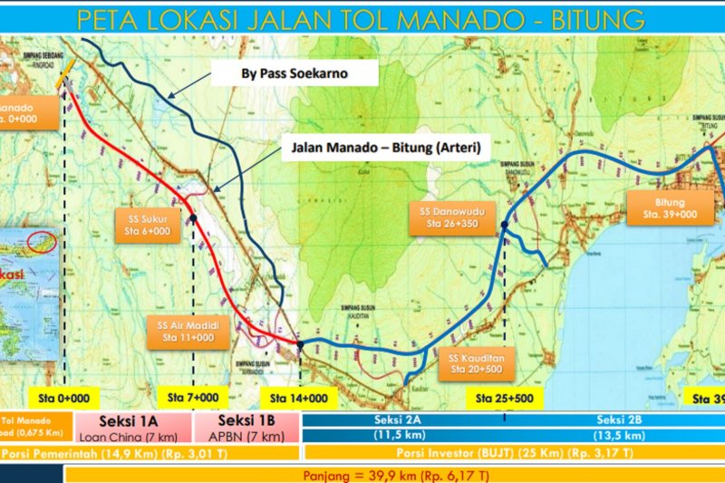 Tol Manado-Bitung dibuka menjelang Lebaran