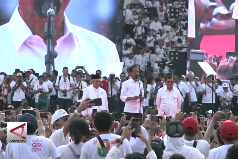 Jokowi ucapkan terimakasih khusus kepada JK