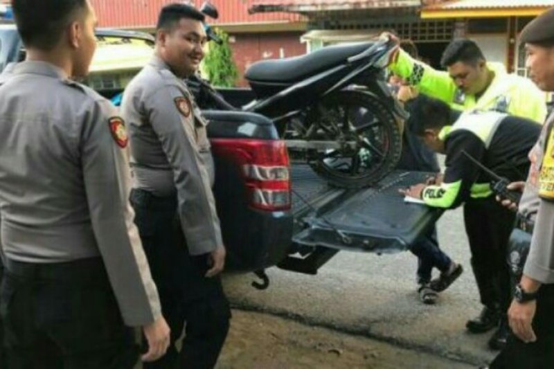 Polres Polewali Mandar amankan pelaku balap liar